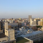 View from the Hanks' Room at the Sunroute Kawasaki