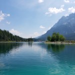 Eibsee, looking out on the lake.