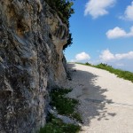 Cool shot of the mountain trail.